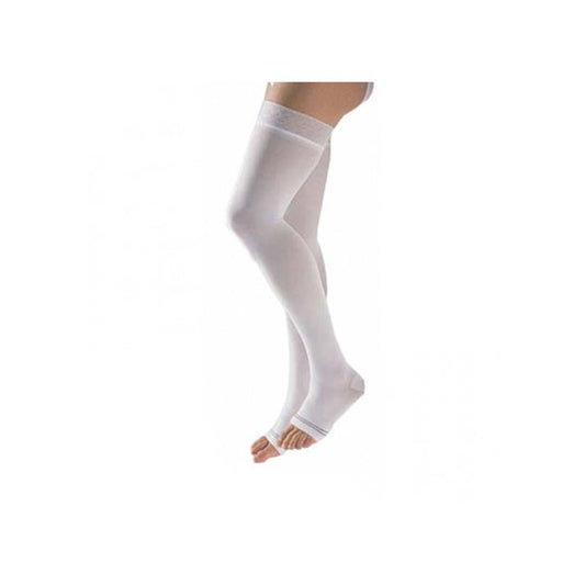 Thuasne Venoflex 2 Clinic Media Muslo Anti Trombo Blanc N3 1 Par