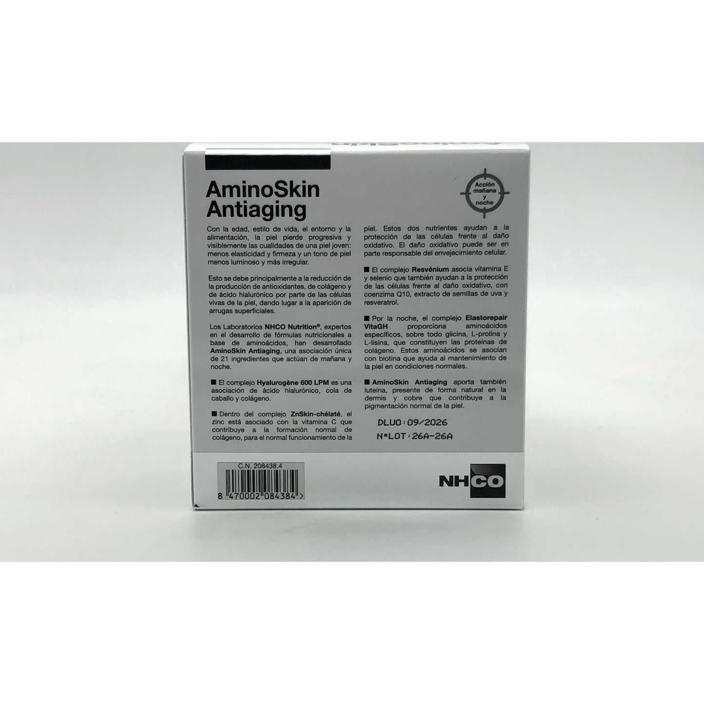 Nhco Aminoskin Antiaging Mañana + Noche