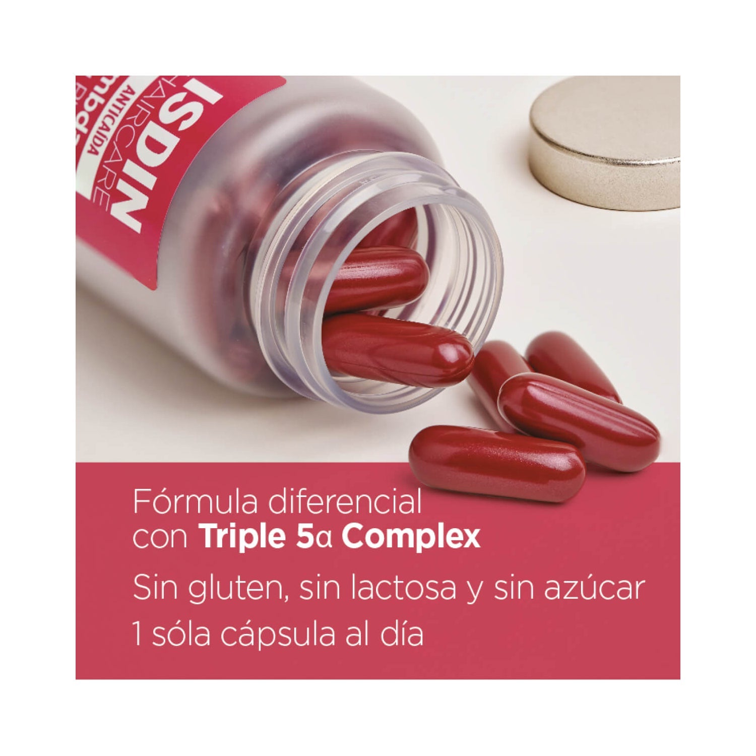 ISDIN Haircare Anticaída Lambdapil 5α Plus 60caps