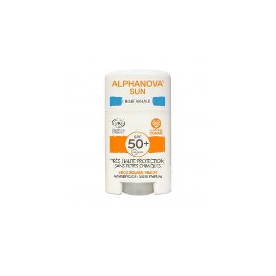 Alphanova Sun Bio Stick Facial SPF50+ Color Azul 12g