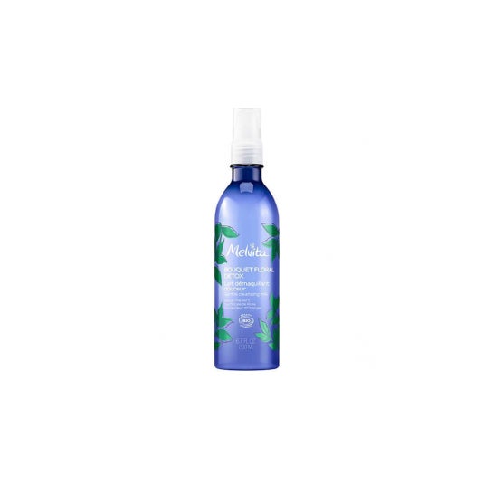 Leche limpiadora suave de Melvita Bouquet Floral Orgánica 200 Ml
