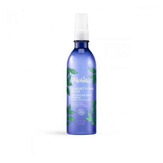 Leche limpiadora suave de Melvita Bouquet Floral Orgánica 200 ml