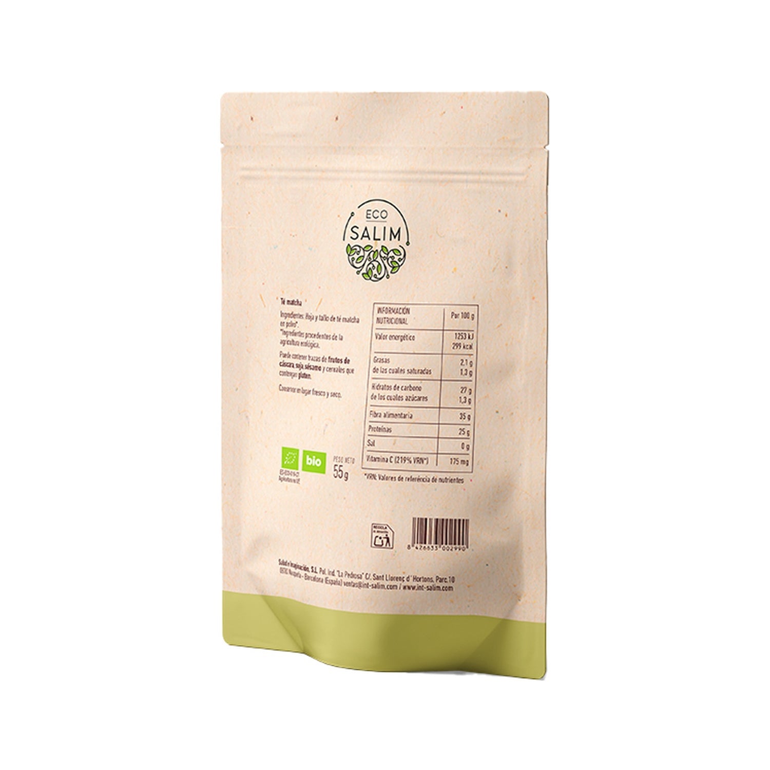 Eco-Salim Té Matcha en Polvo Bio 55g