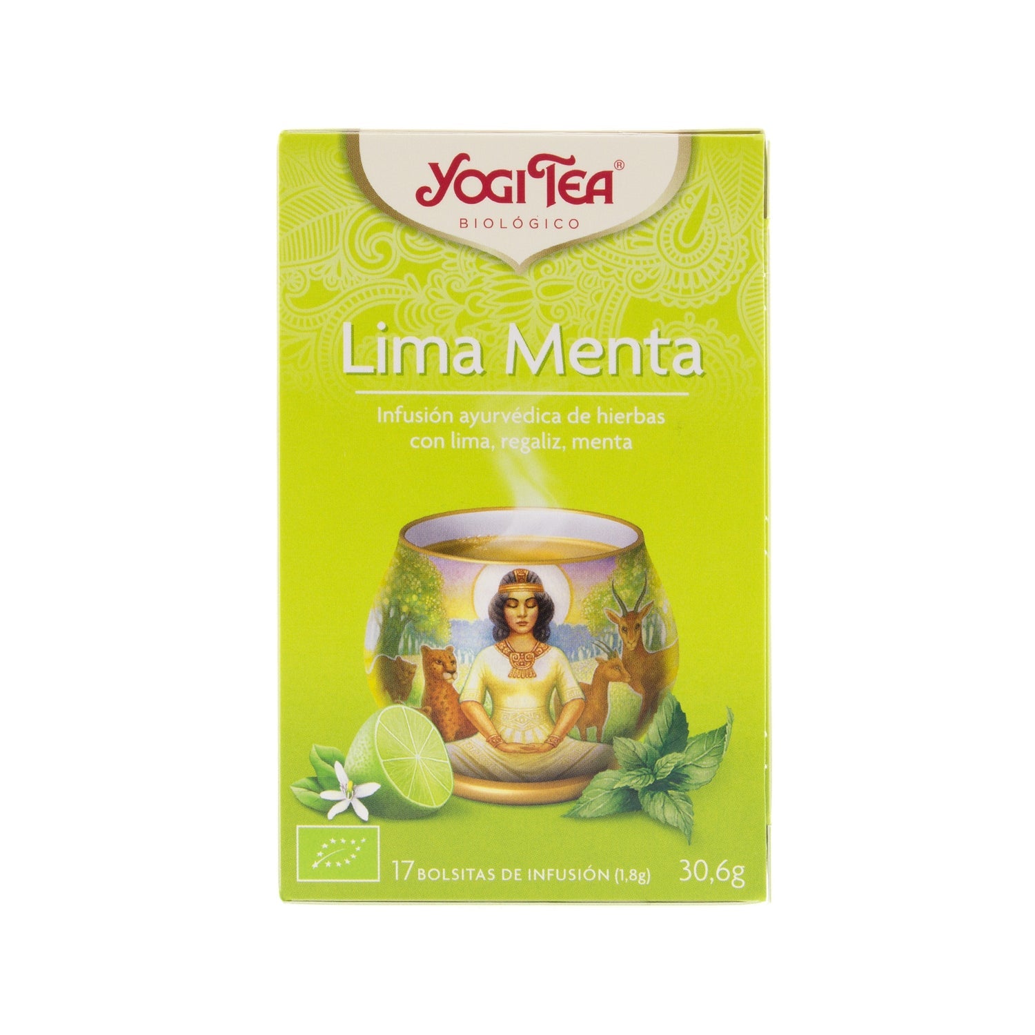 Yogi Tea lima y menta 17 bolsas