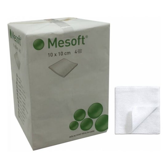 Mesoft Gasa 10x10 cm 100 uds
