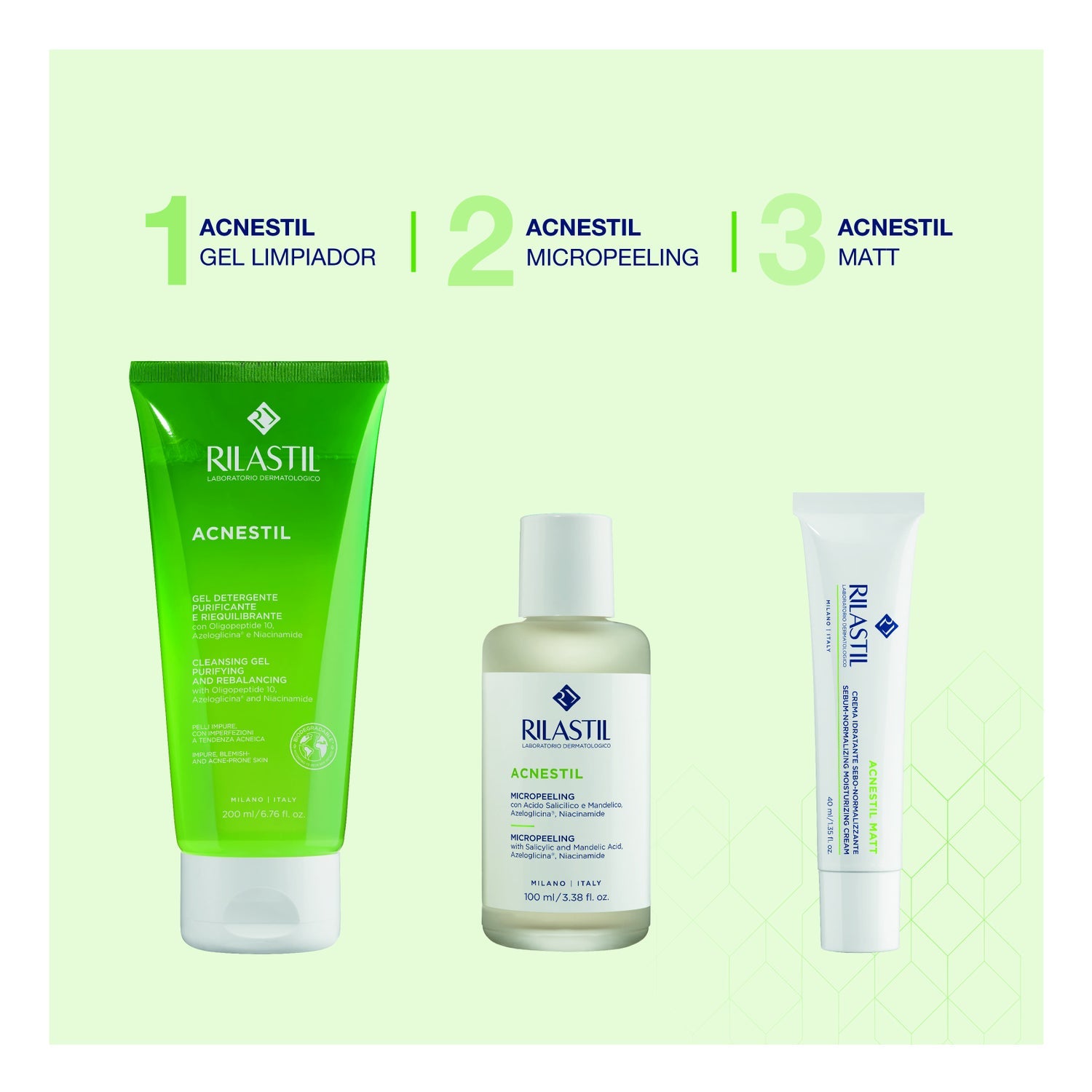 Rilastil Acnestil Matt Crema Hidratante y Matificante 40ml