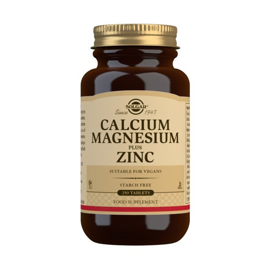Solgar Calcio y Magnesio con Zinc 250comp