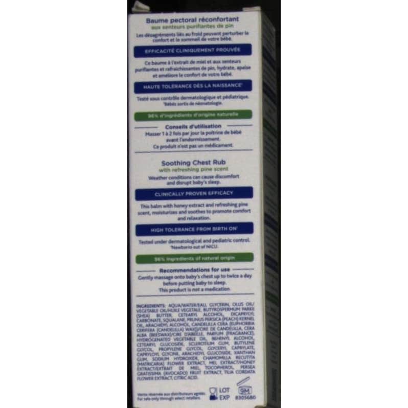Mustela Bálsamo Pectoral Reconfortante 40ml