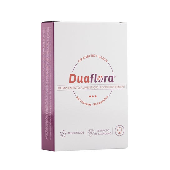 Duaflora Cranberry Probiótico Vaginal 30 Caps