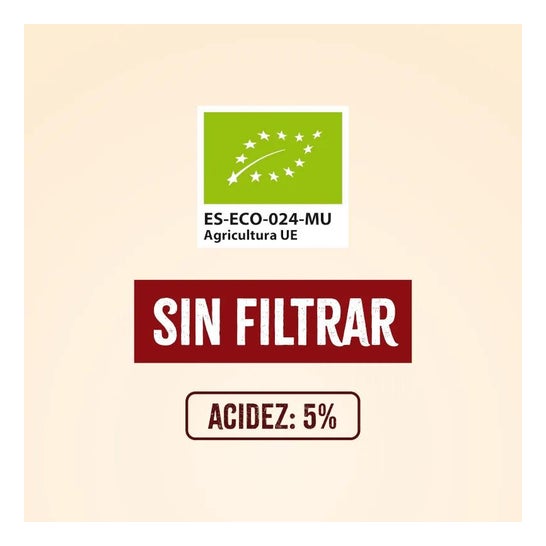 NaturGreen Vinagre de Granada sin Filtrar Bio 500ml