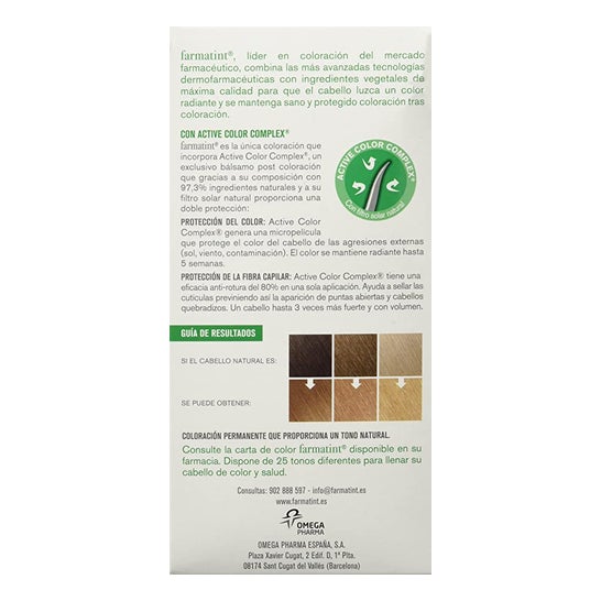 Farmatint Gel 8D Rubio Claro Dorado 135ml