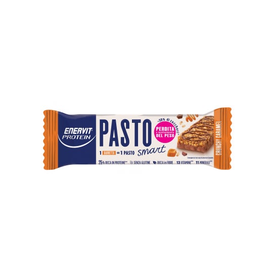 Enervit Protein Sustituto de Comida Caramelo Crujiente 55 g