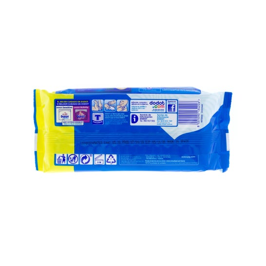 Dodot Azul toallitas humedas bebé 64uds