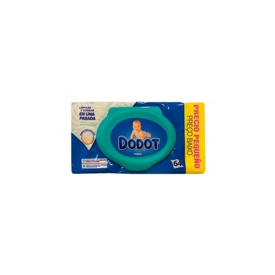 Dodot Azul toallitas humedas bebé 64uds