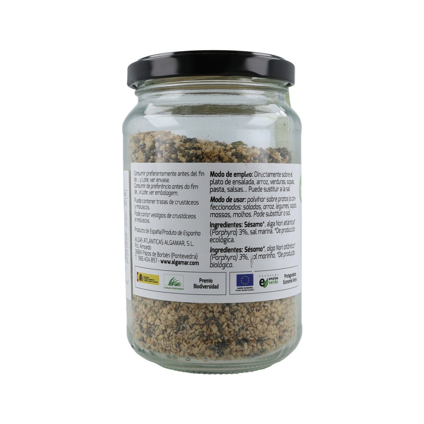 Algamar Gomasio con Algas Nori Eco 130g