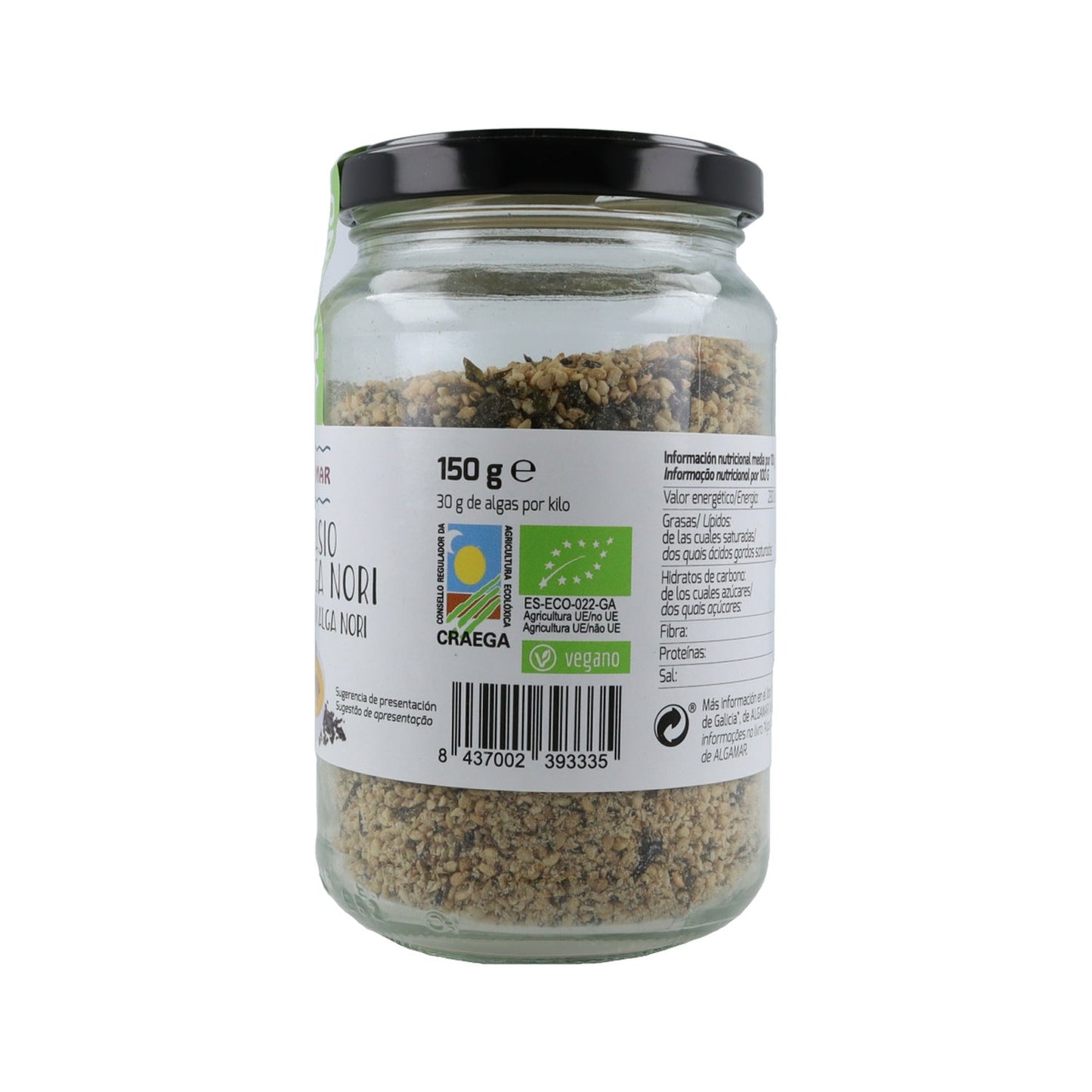 Algamar Gomasio con Algas Nori Eco 130g
