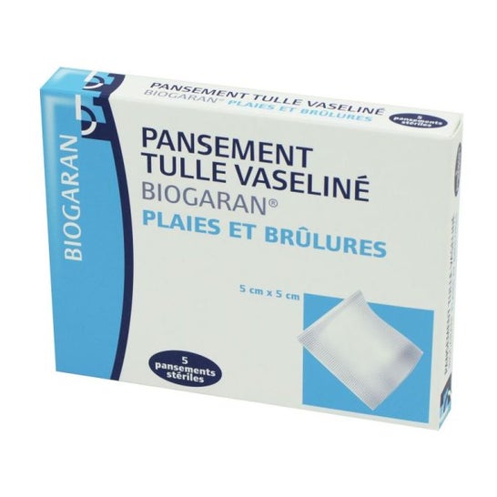Biogaran Apositos Tulle 5 X5 cm 5 uds