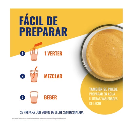 Meritene Fuerza y Vitalidad Batido Café Descafeinado 15 Sobres