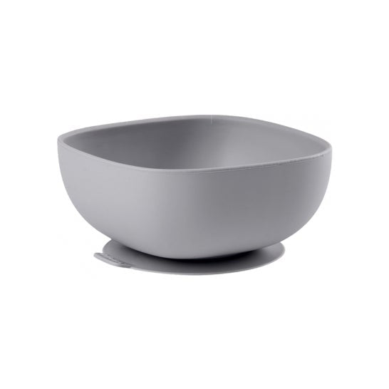 Beaba Bol Silicone Ventouse Color Gris 1ud
