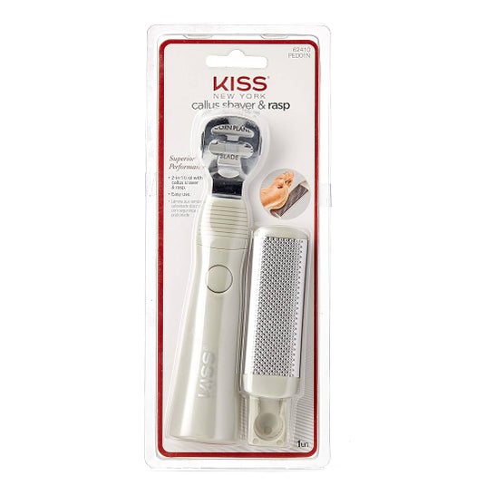 Red By Kiss KNY Callus Shaver & Rasp 2 In 1 Tool 1ud