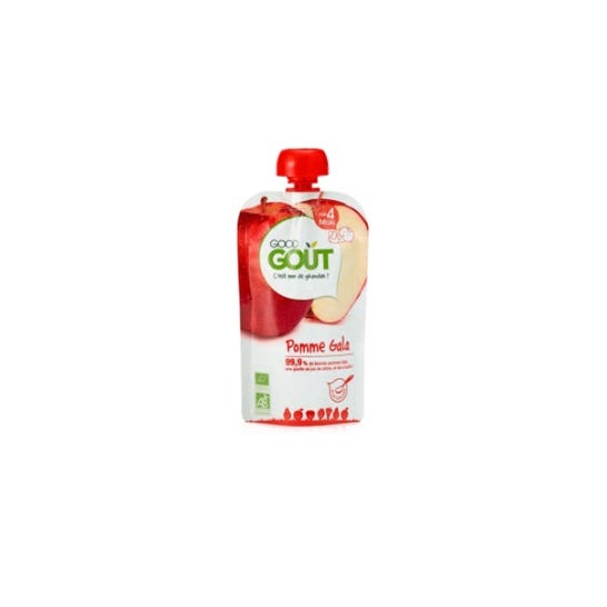 Good Got Pure Fruit en 4 meses Gala de Manzanas Orgánicas 120 g