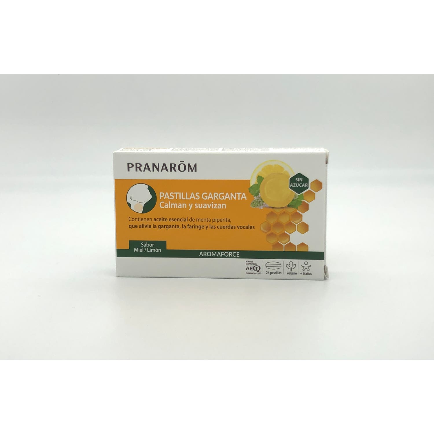 Pranarôm Aromaforce Pastillas Garganta Calma y Suaviza 24uds