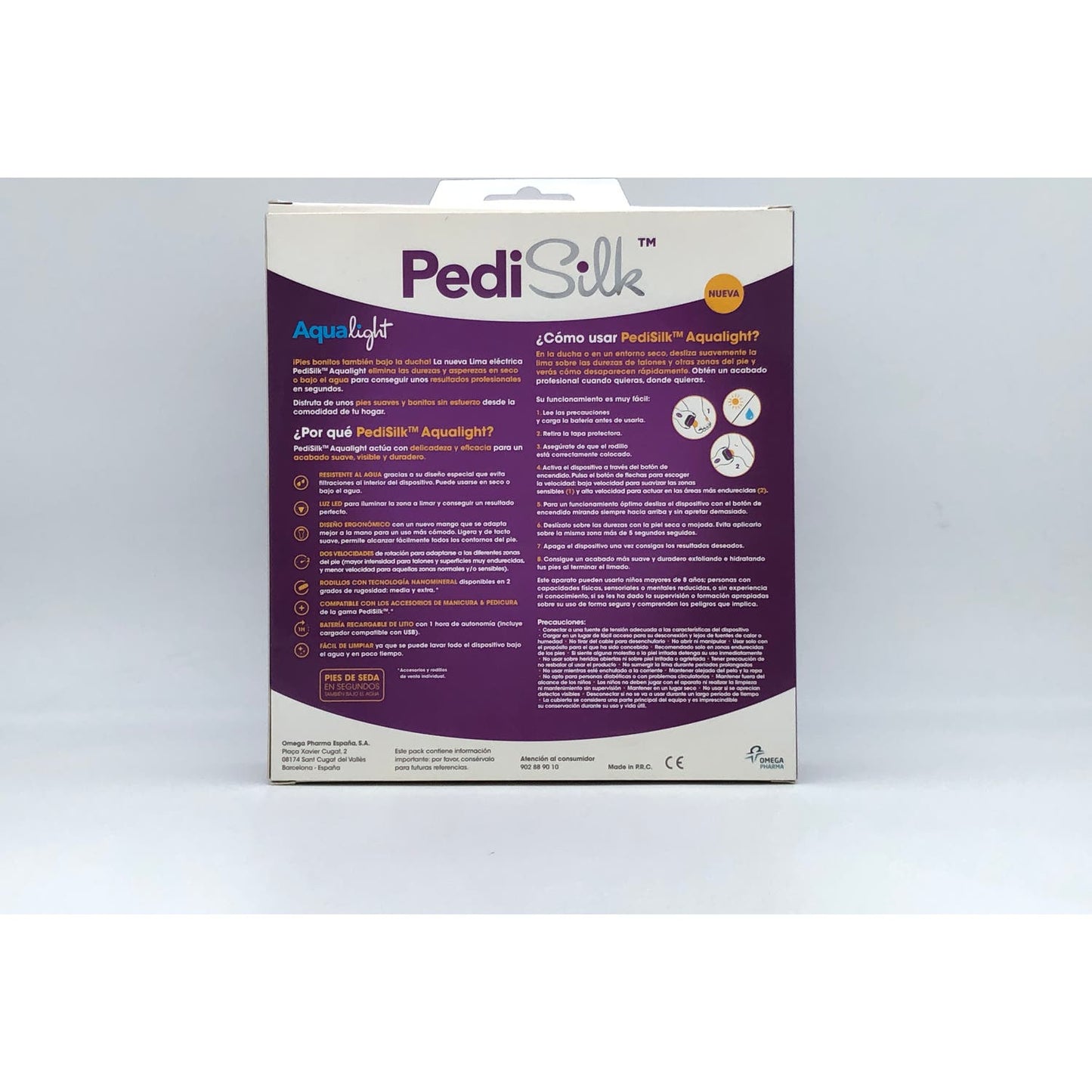 PediSilk Aqualight Lima Eléctrica Antidurezas 1ud