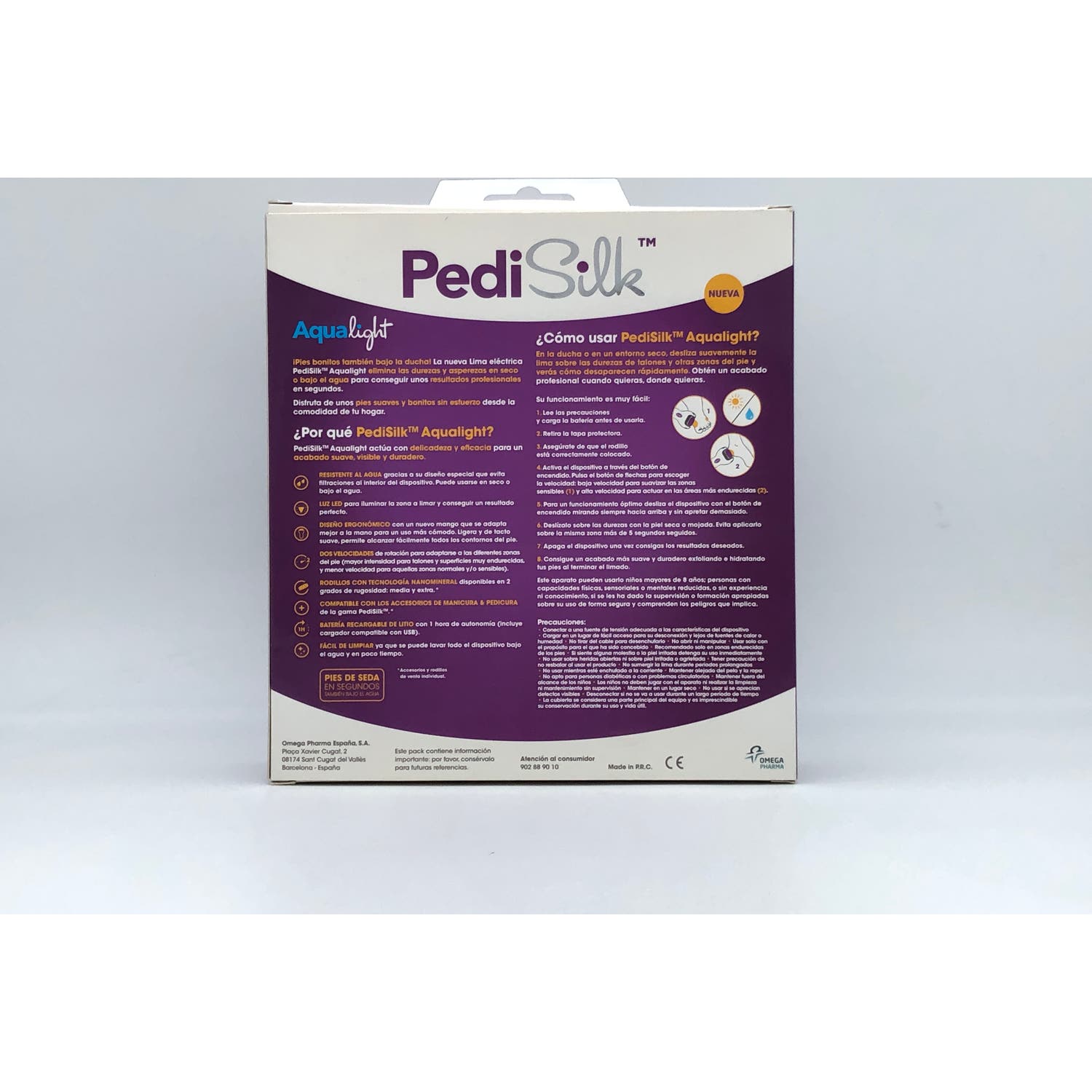 PediSilk Aqualight Lima Eléctrica Antidurezas 1ud