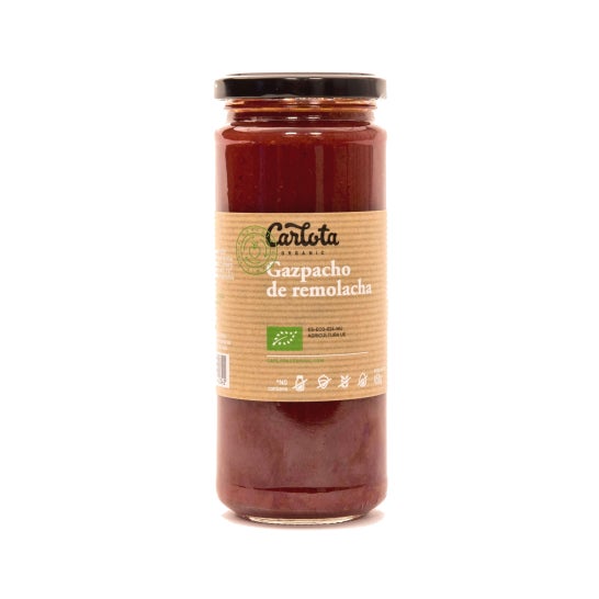 Carlota Organic gazpacho de Remolacha Eco 450 ml