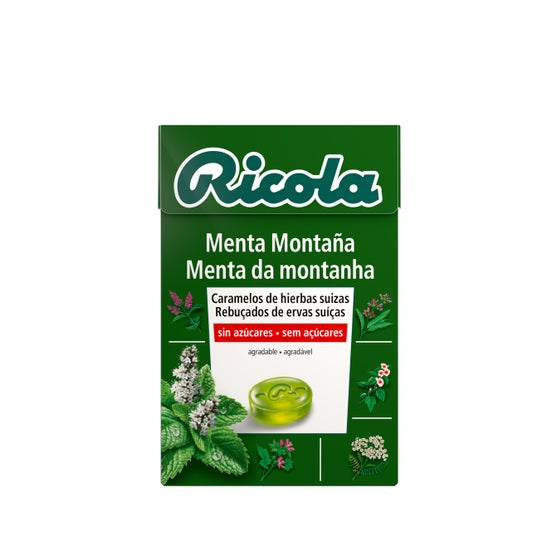 Ricola menta montaña caramelos sin azúcar 50 g