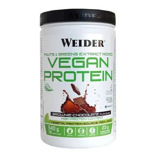 Weider Suplemento Alimenticio Vegan Protein Chocolate 540g