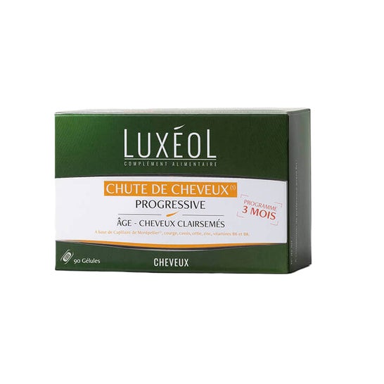 Luxéol Caída Progresiva de Cabello 90 cápsulas