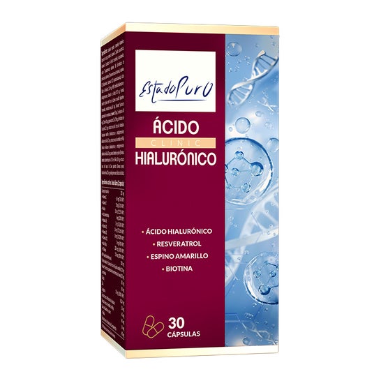 Estado Puro Ácido Hialurónico Clinic 30caps