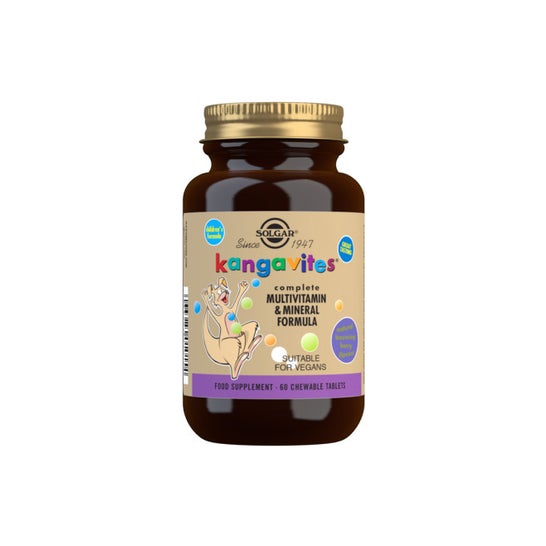 Solgar Kangavites Multivitamínico Sabor Frutas del Bosque 60comp