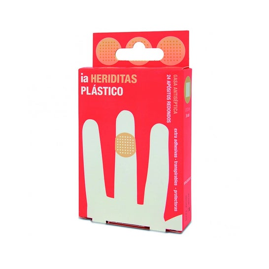 Interapothek Apósito Plástico Redondo 2,5 cm 24 uds