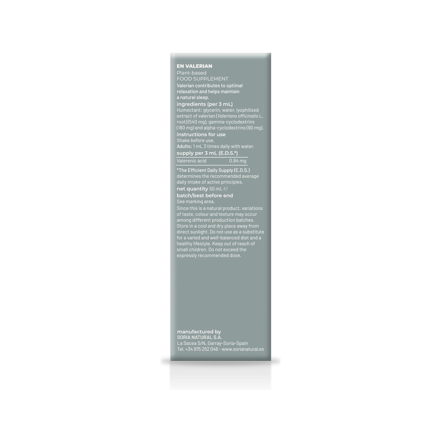 Soria Natural Valeriana Extracto 50ml