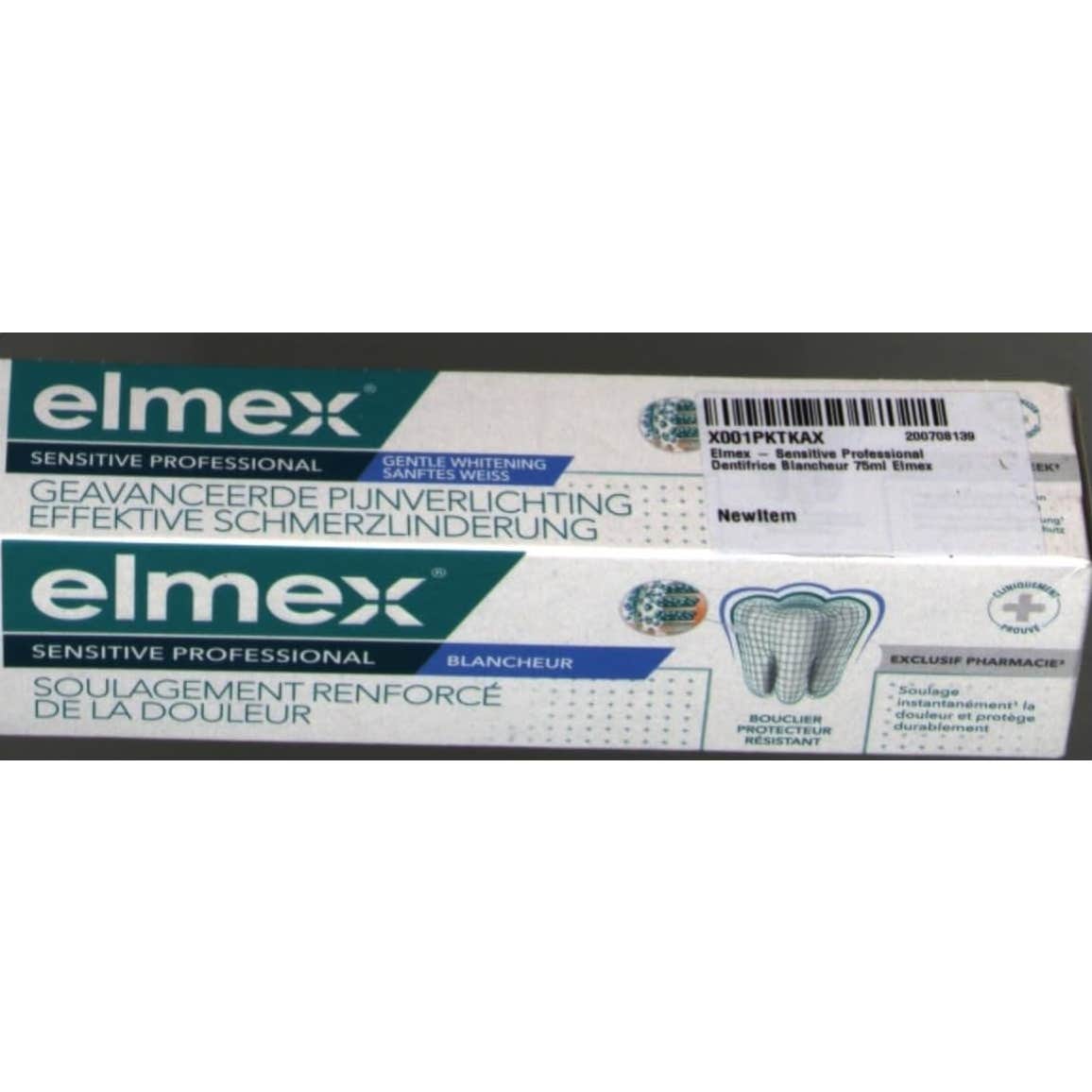 Elmex Sensitive Pasta de dientes profesional blanqueadora 75 Ml