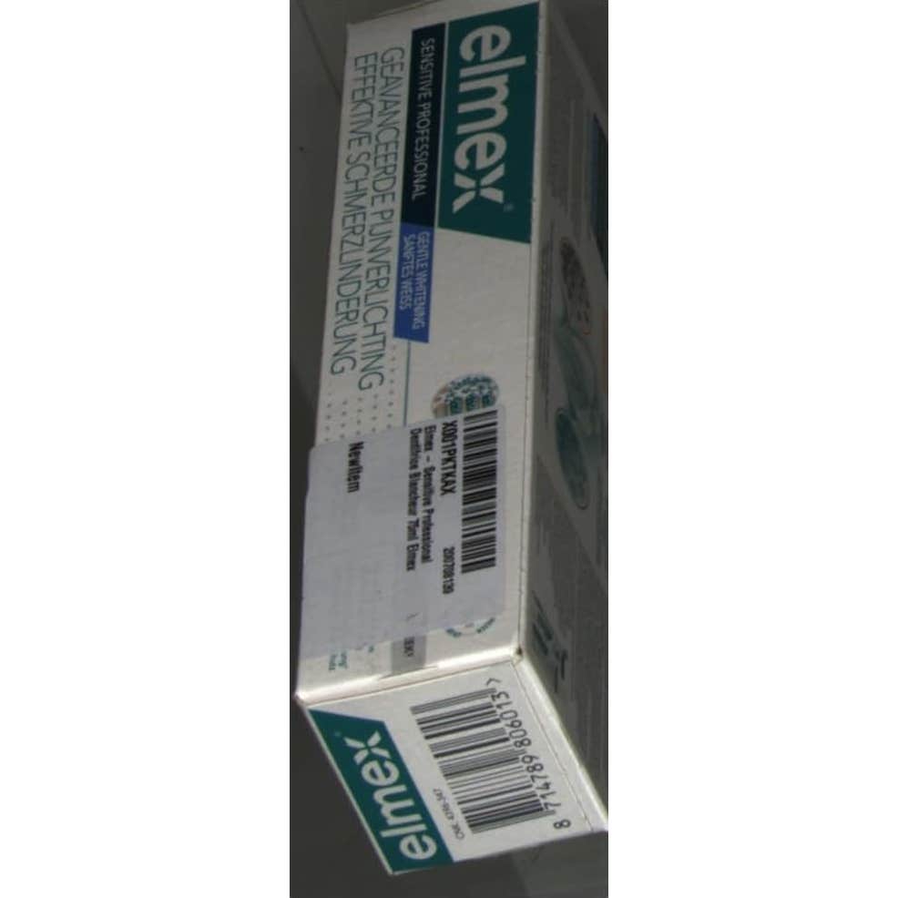 Elmex Sensitive Pasta de dientes profesional blanqueadora 75 Ml