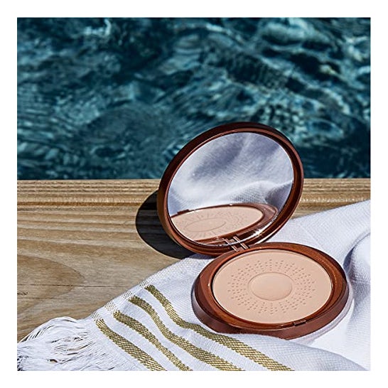 Institut Esthederm Reflets de Soleil Polvos Iluminadores Protectores Sol Moderado 15g
