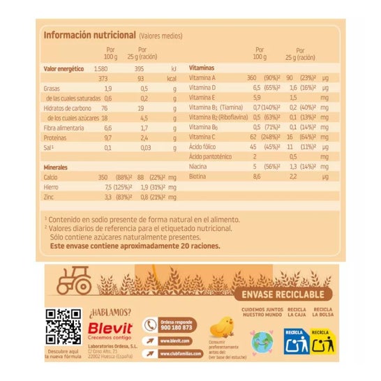 Blevit® Bibe 8 Cereales 500g
