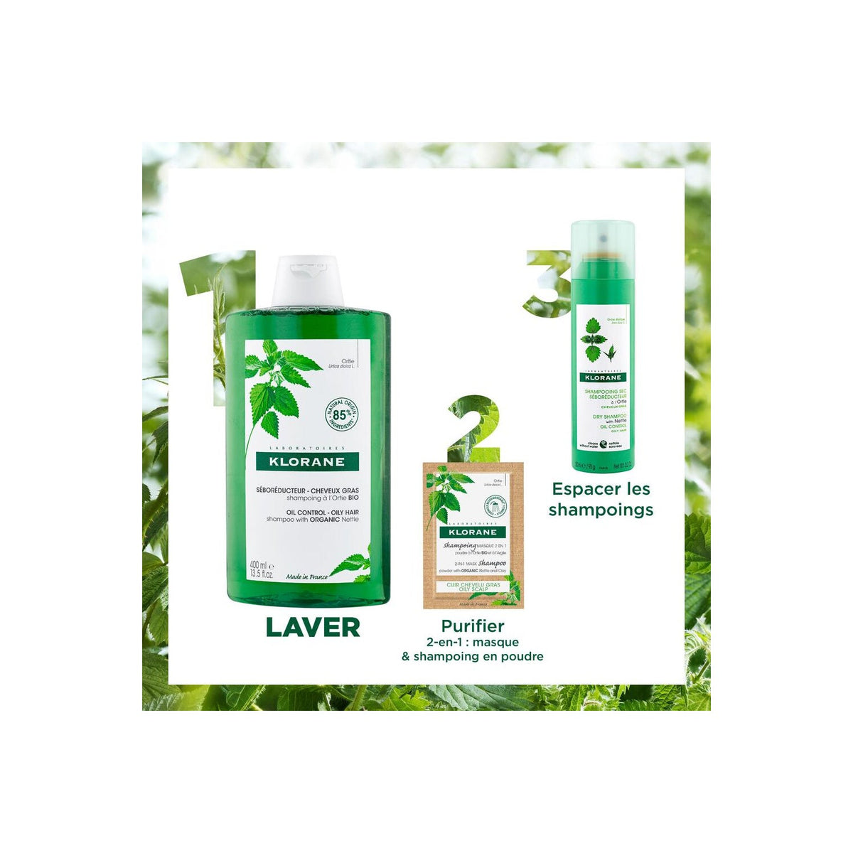 Klorane Champú a la Ortiga BIO 200 ml