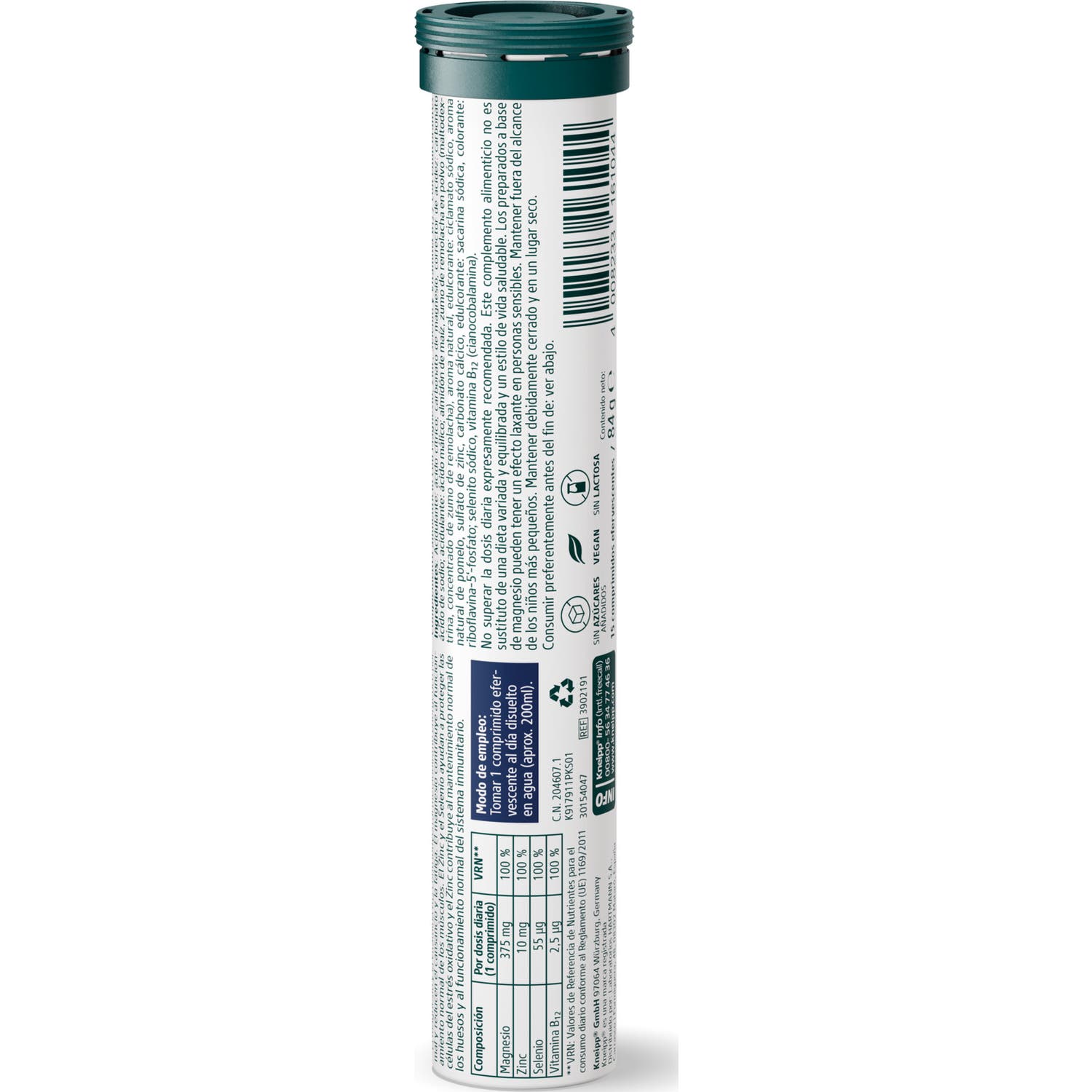 Kneipp Magnesio 375 Energy 15comp