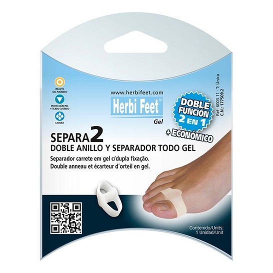 Separa2 Doble Anillo Herbi Feet Silicona Carrete T- L 1 U