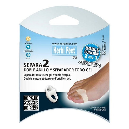 Separa2 Doble Anillo Herbi Feet Silicona Carrete T- L 1 U