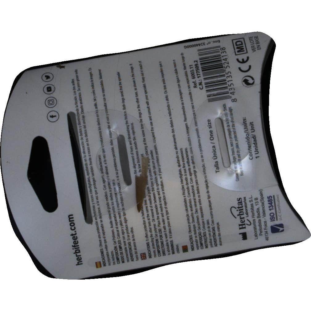 Separa2 Doble Anillo Herbi Feet Silicona Carrete T- L 1 U