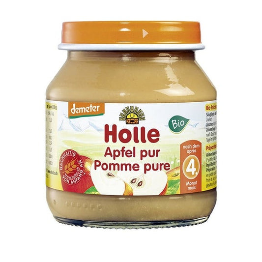 Holle Tarrito 100% Manzana +4M 125g