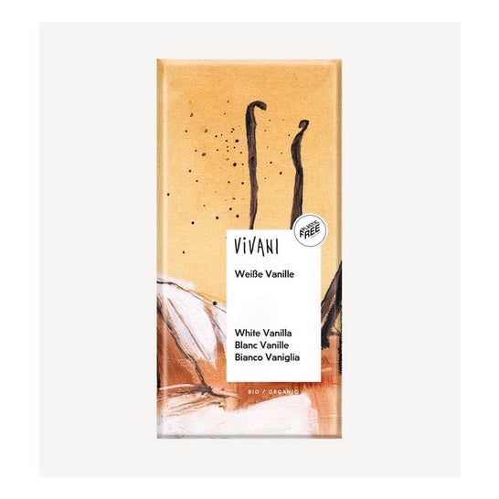 Vivani Chocolate Blanco con Vainilla Bourbon Bio 80g