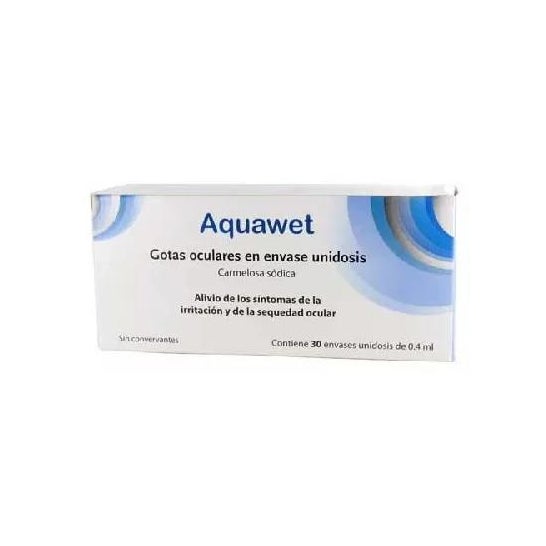 Tiedra Aquawet Gotas Oculares 30 Monodosis