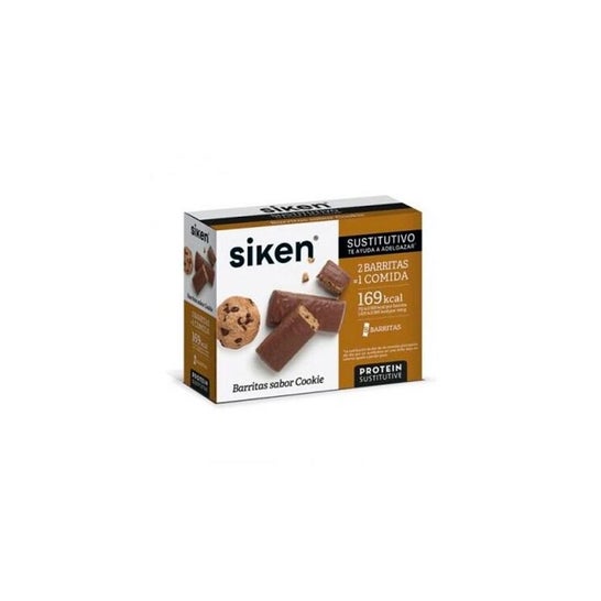 SIKEN SUSTITUTIVO BARRITAS COOKIE 8 Uds