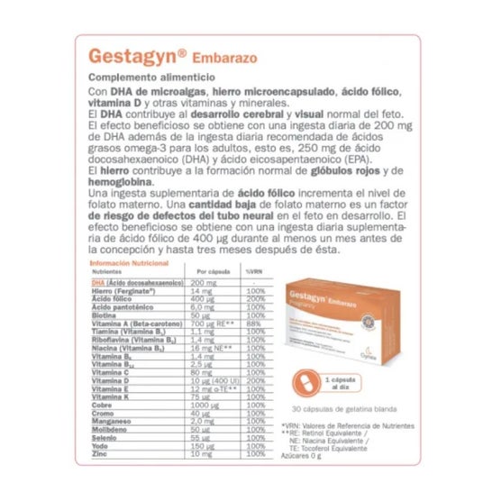 Gestagyn® Embarazo 30caps